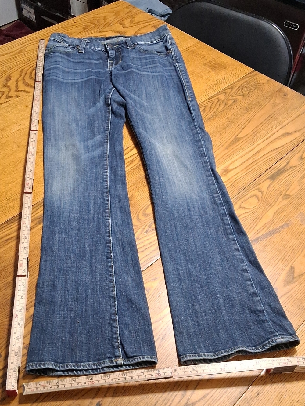 ROCK & REPUBLIC Jeans Womens 26 X 31 BLUE BOOTCUT KICK FLARED Bell Used